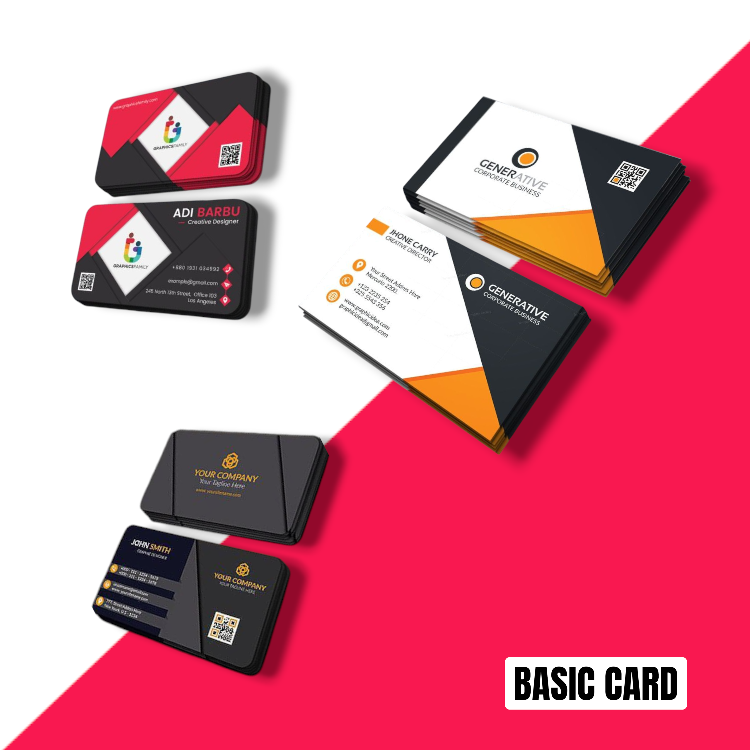 Basic UV Visiting Cards