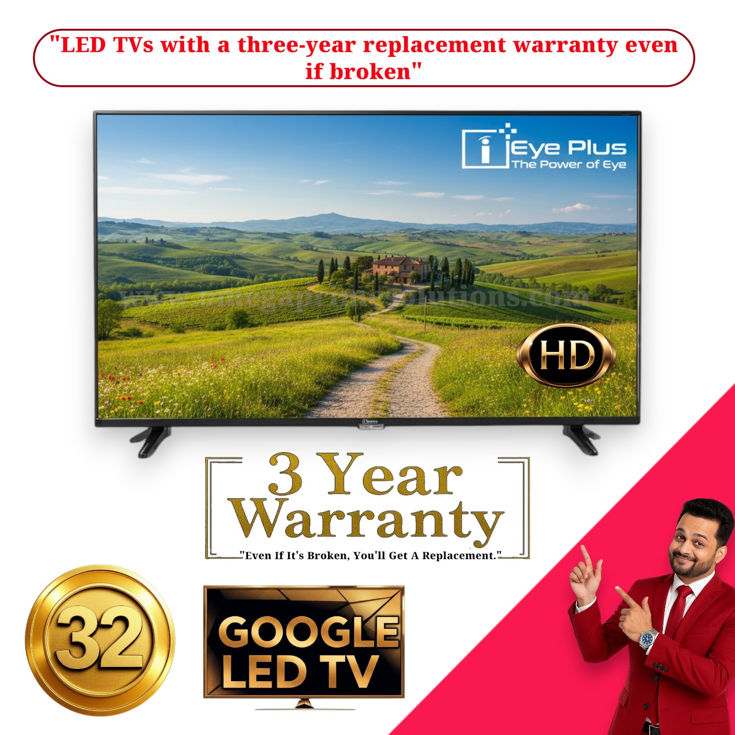 Eyeplus 32 inch Google Led Tv 