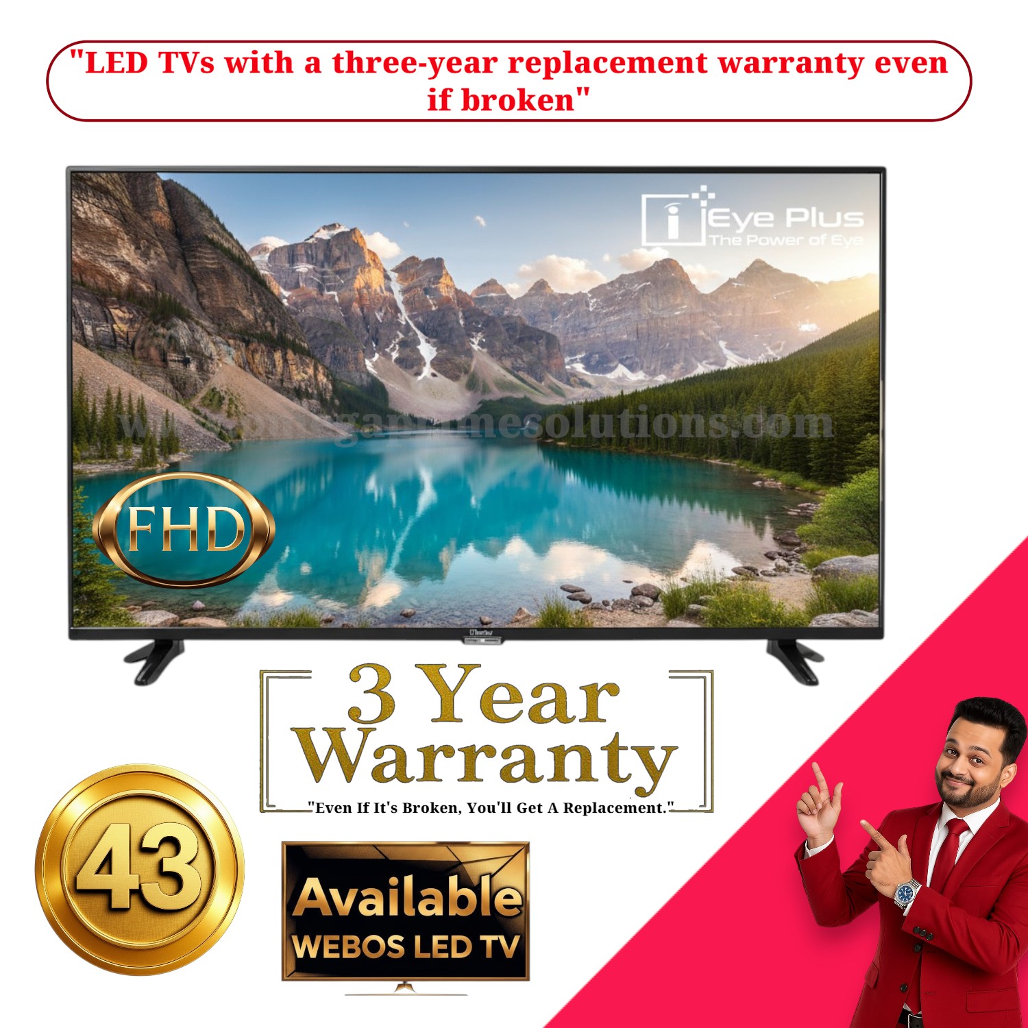 Eyeplus 43 inch Webos Full HD Led Tv