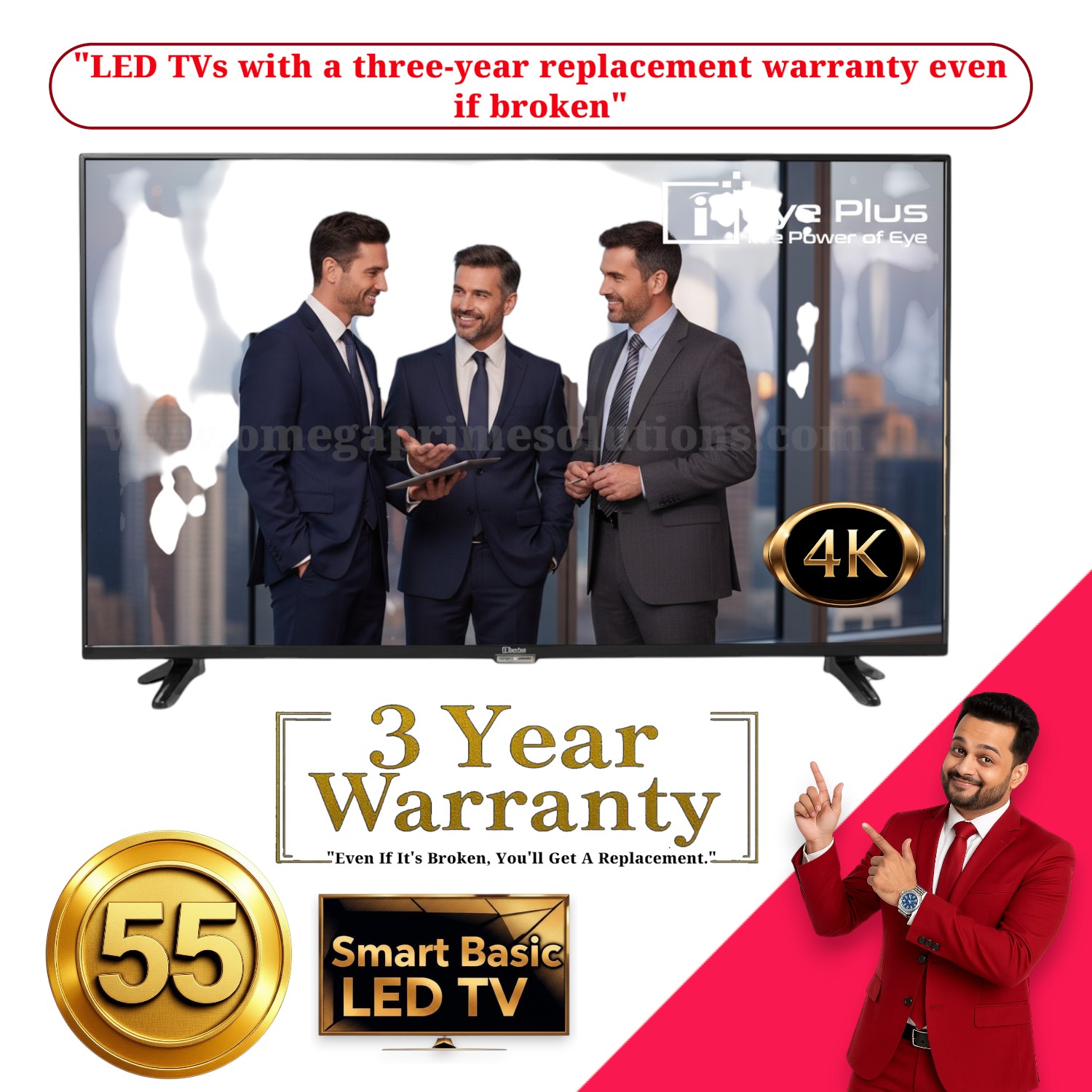 Eyeplus 55 inch Smart basic 4K Led Tv