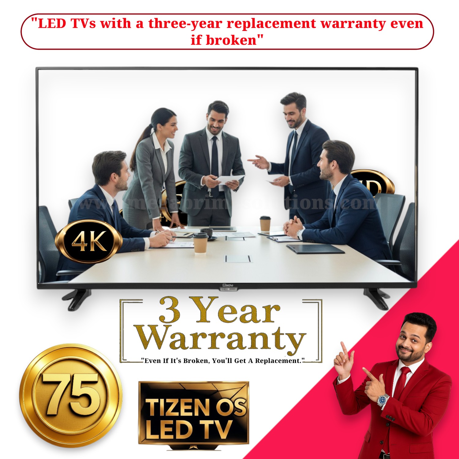 Eyeplus Premium 75 inch Tizen Os 4k 