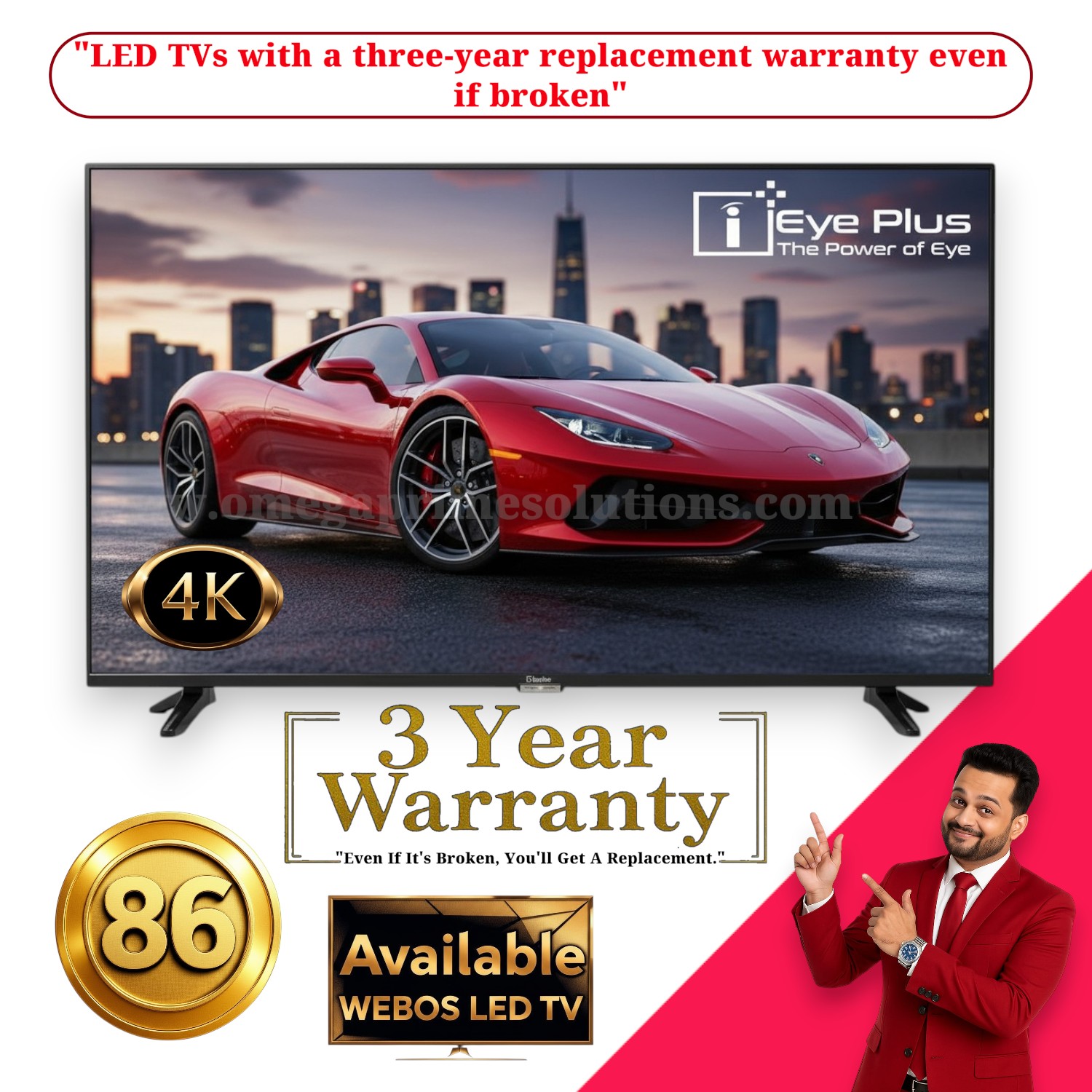 Eyeplus Premium 86 inch Webos 4k Led Tv