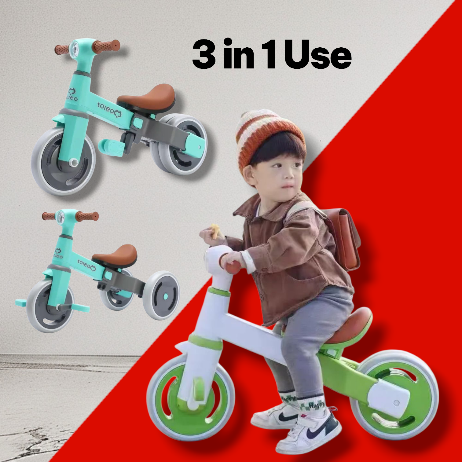 Kids 3in1 Tricycle Set of 30 units Toys 
