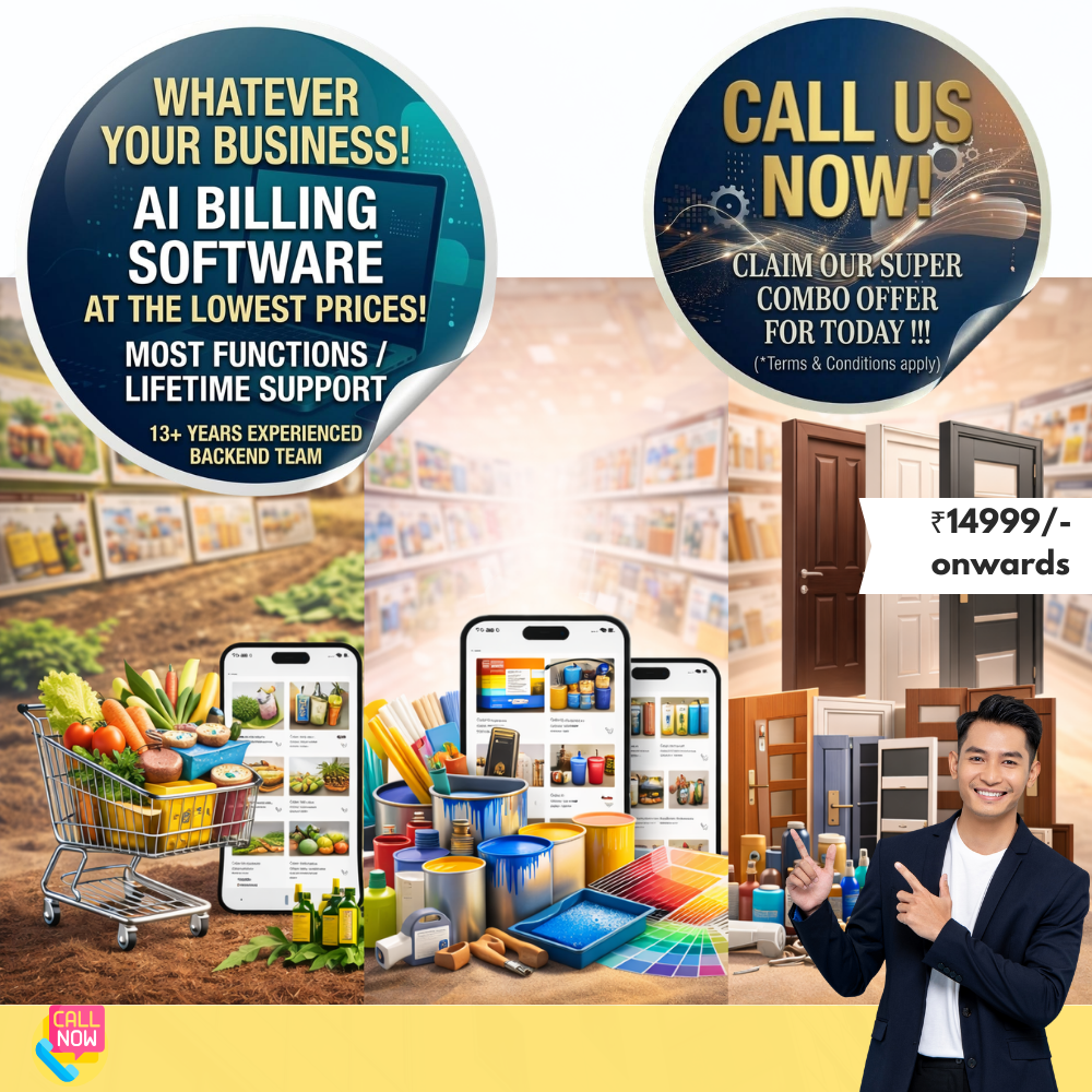 AI Based Advanced Billing Software Dashboards