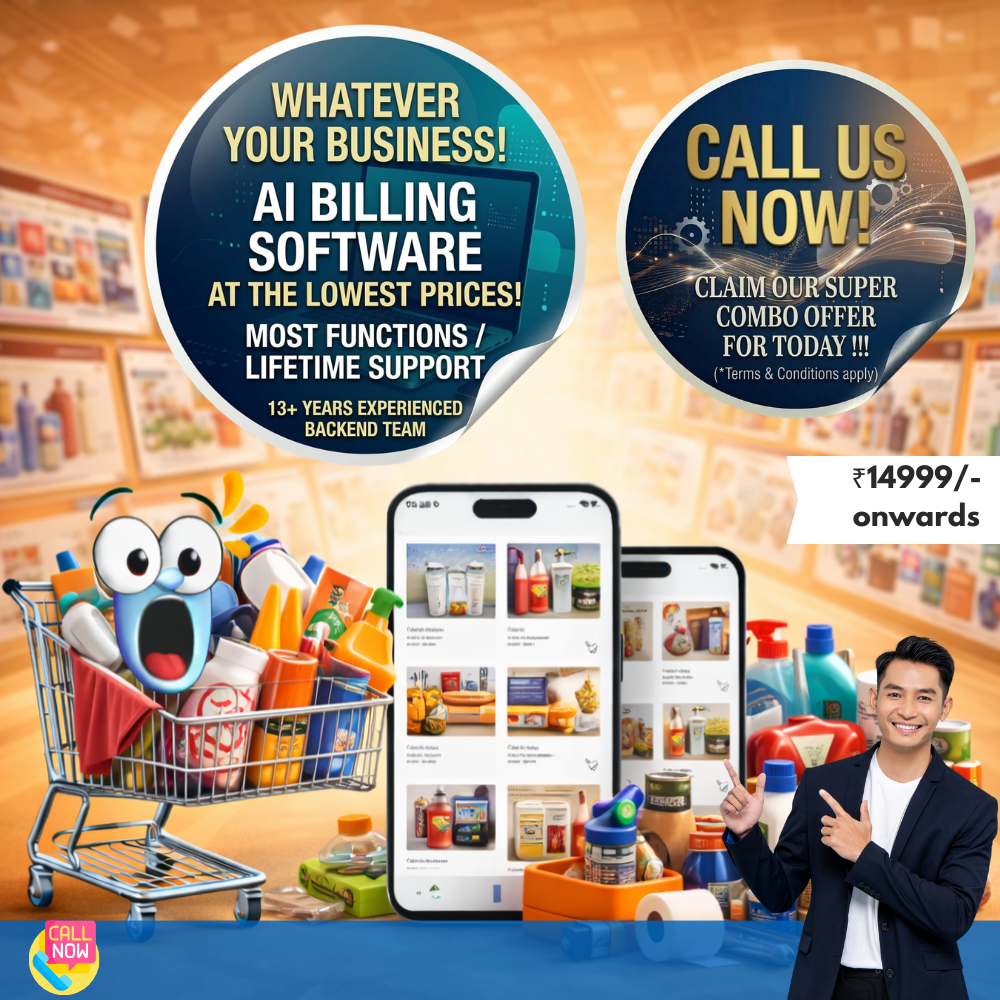 AI Based Advanced Billing Software Dashboards