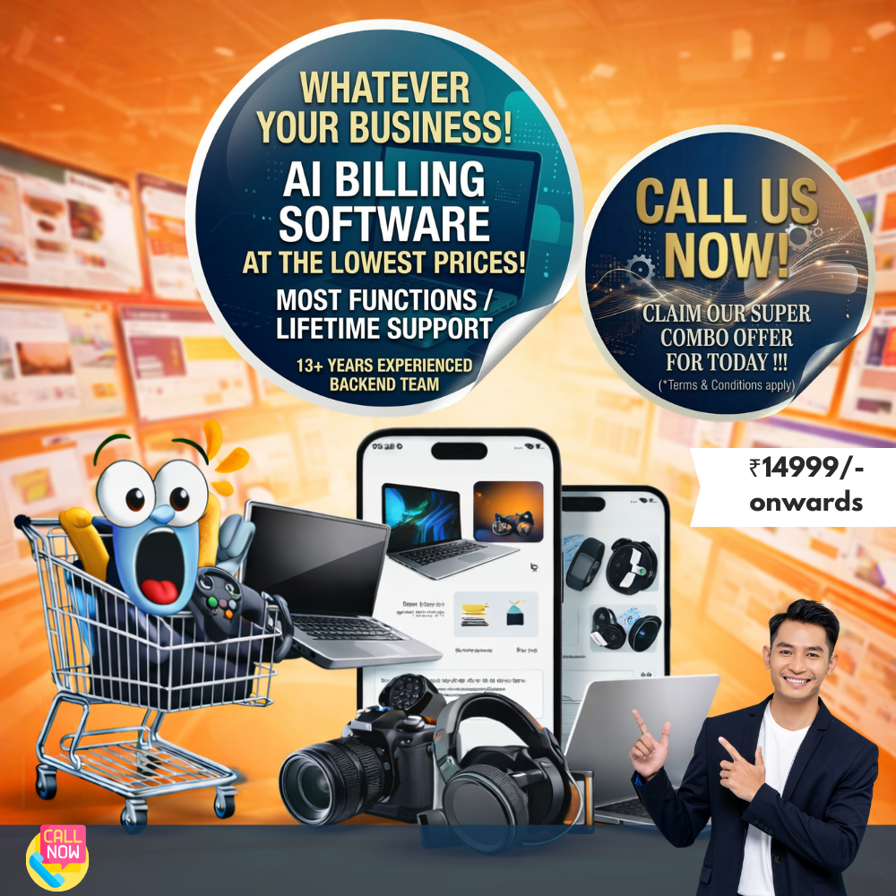 AI Based Advanced Billing Software Dashboards